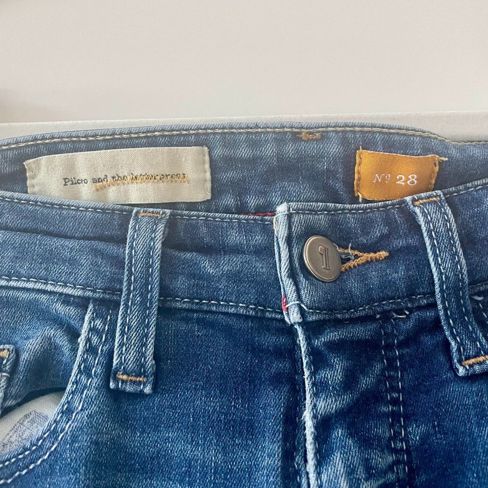 Pilcro and the Letterpress, Anthropologie Stretch Skinny Jeans, Size 28 - Picture 3 of 3